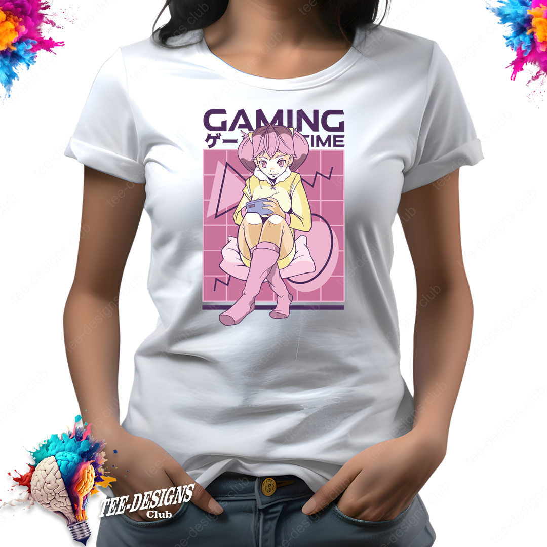 Gamer girl 00001 graphic design