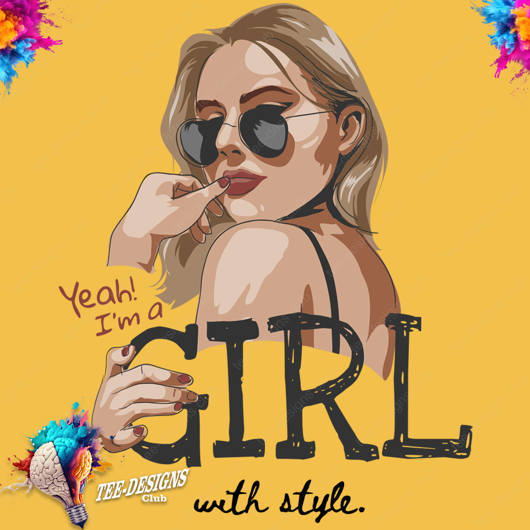 Girl with style 00001 graphic design