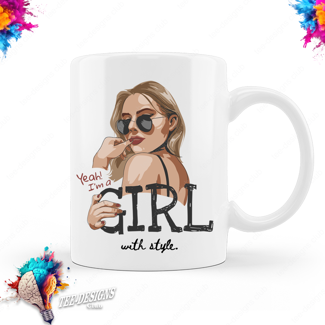 Girl with style 00001 graphic design