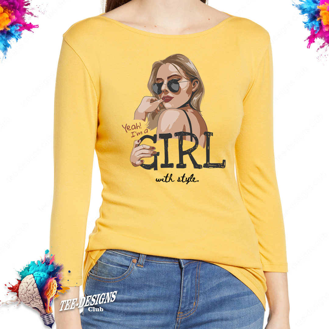 Girl with style 00001 graphic design