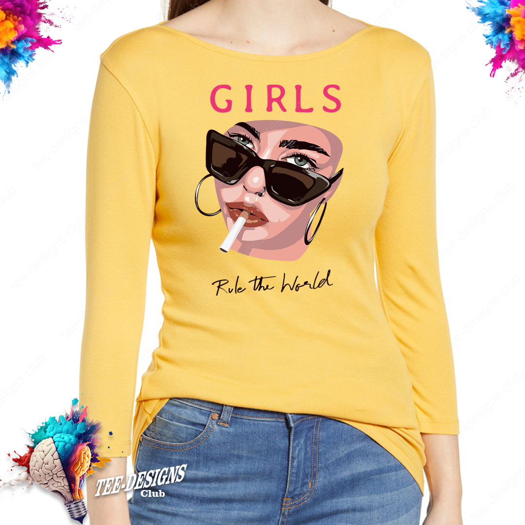 Girls rule the world 00001 graphic design