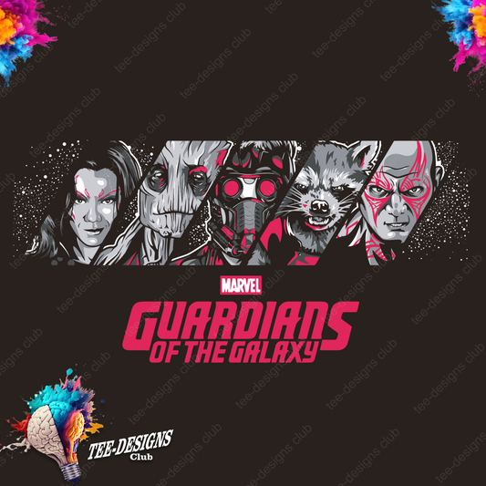 Guardians of the galaxy 00001 graphic design