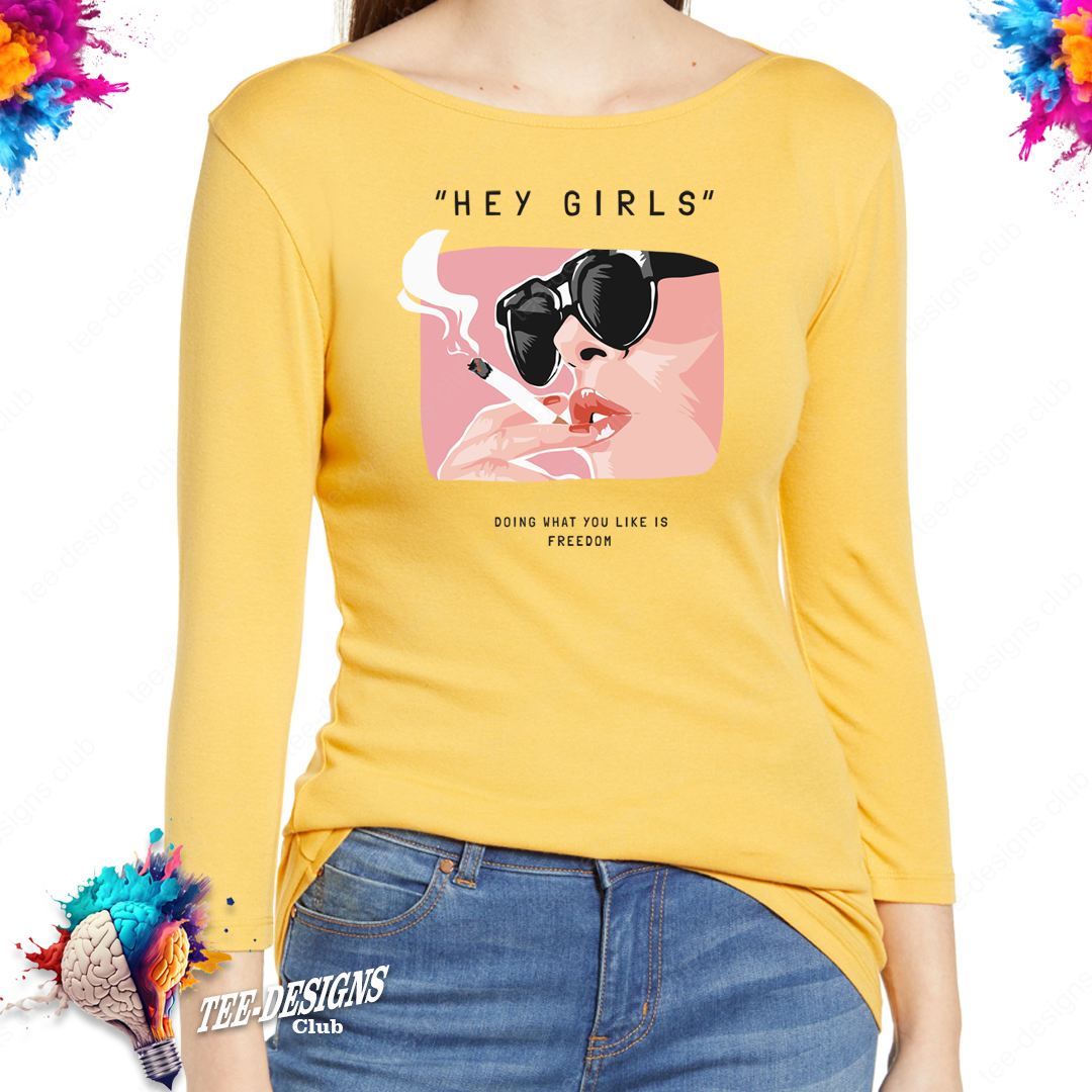 Hey girls 00001 graphic design