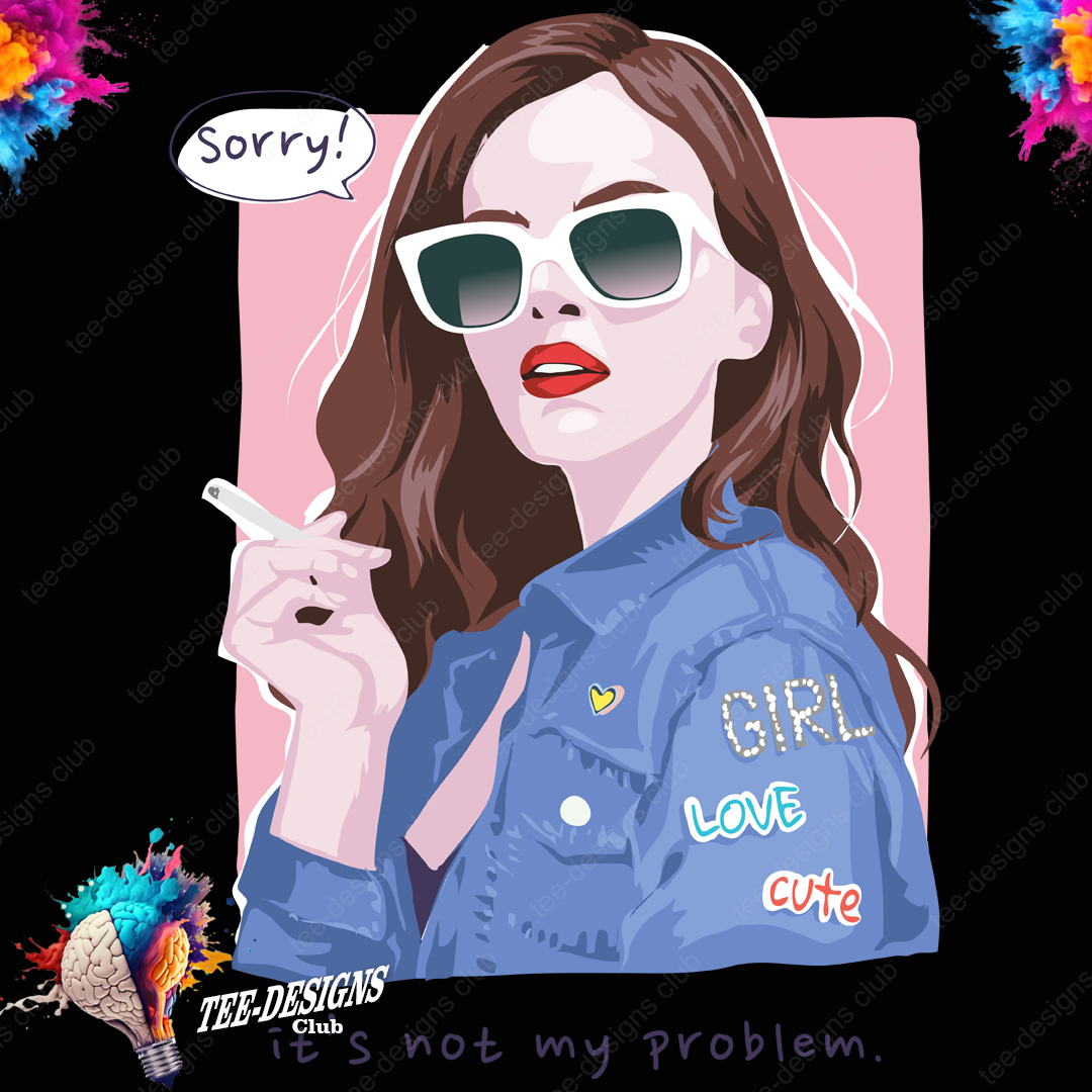 It's not my problem 00001 graphic design