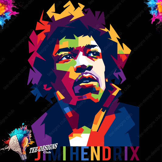 Jimi Hendrix 00001 graphic design