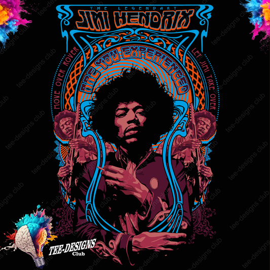 Jimi Hendrix 00002 graphic design