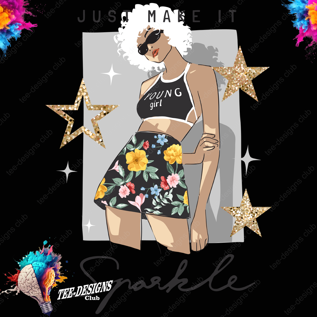 Just make it sparkle 00001 graphic design