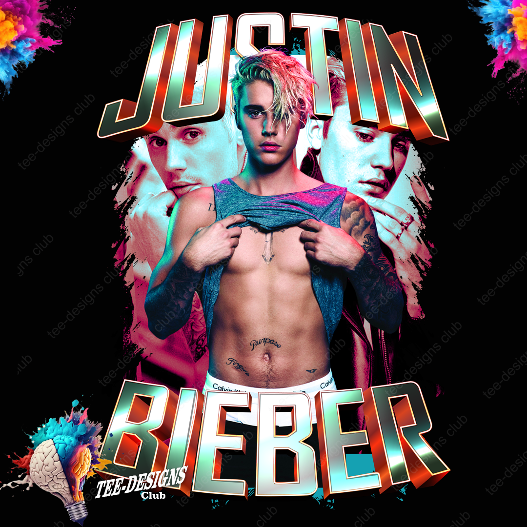 Justin Bieber 00001 graphic design