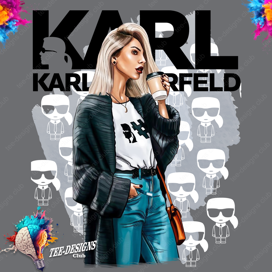 Karl woman 00001 graphic design