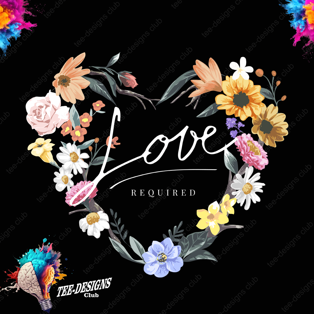 Love required 00001 graphic design