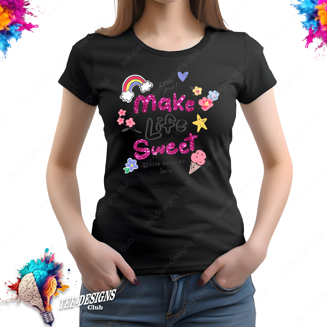 Make life sweet 00001 graphic design