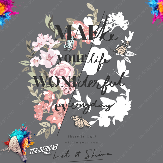 Make wonderful 00001 graphic design