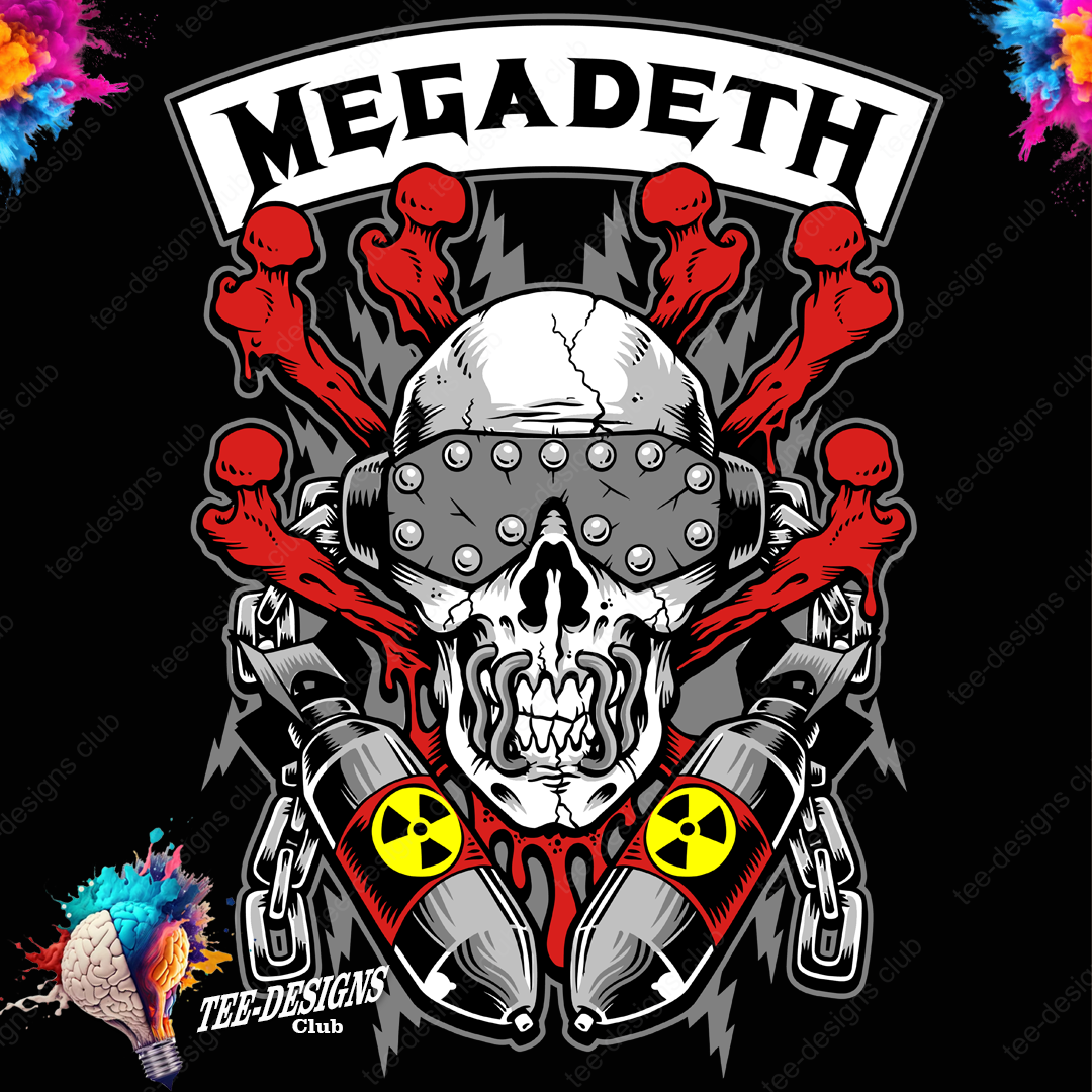 Megadeth 00003 graphic design