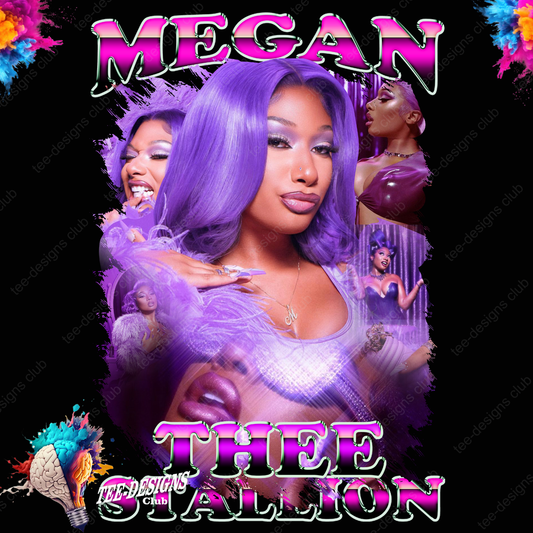 Megan Stallion 00001 graphic design