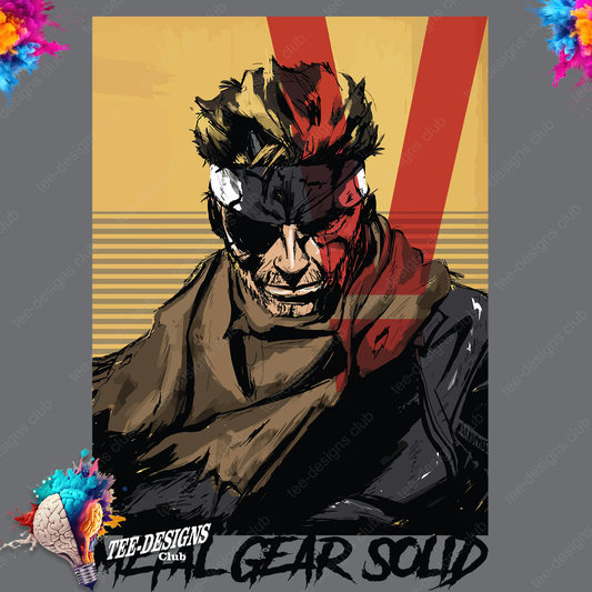 Metal gear 00001 graphic design