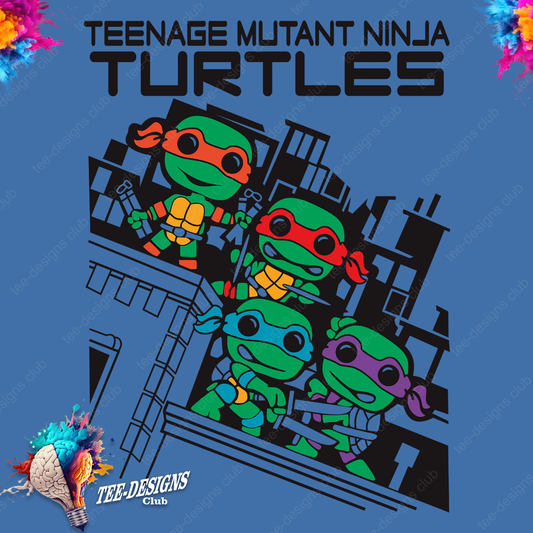 Ninja Turtles 00002 graphic design