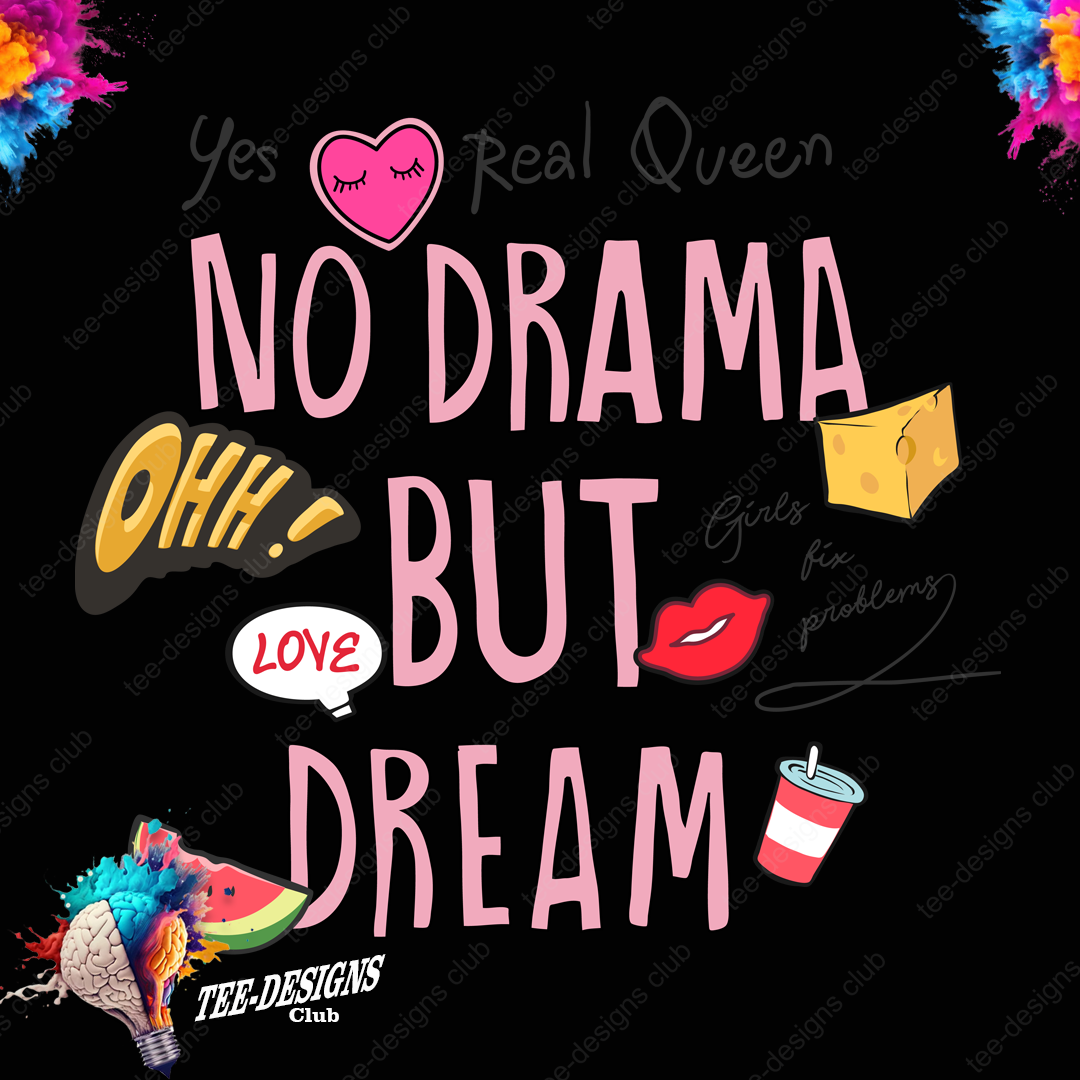 No drama 00001 graphic design