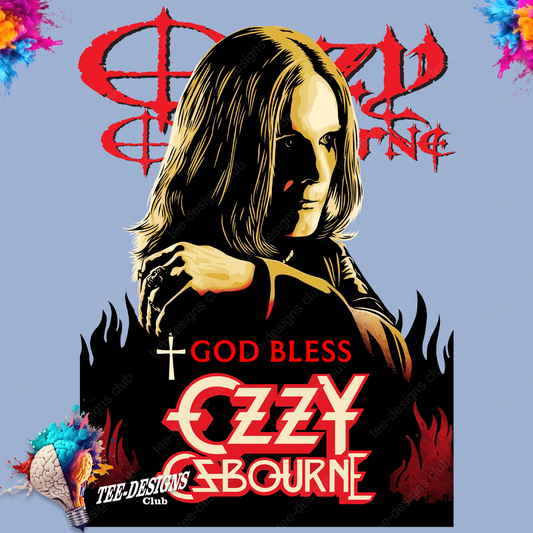 Ozzy Ozbourne 00001 graphic design