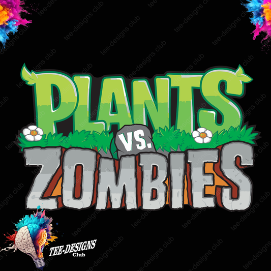 Plants and zombies 00001 graphic design