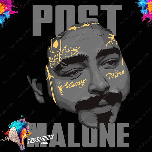 Post Malone 00001 graphic design