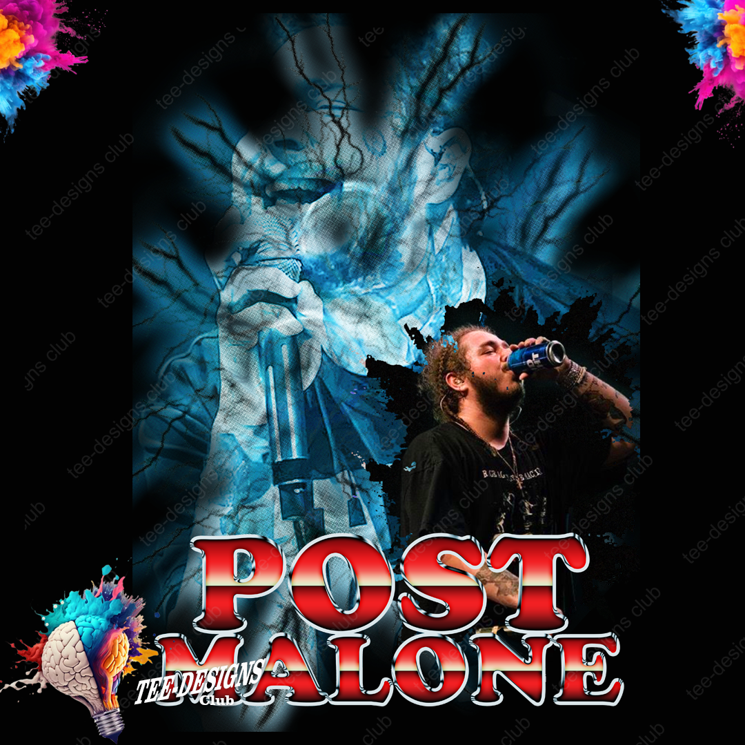 Post Malone 00001 graphic design