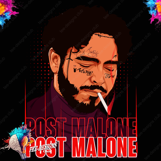 Post Malone 00002 graphic design