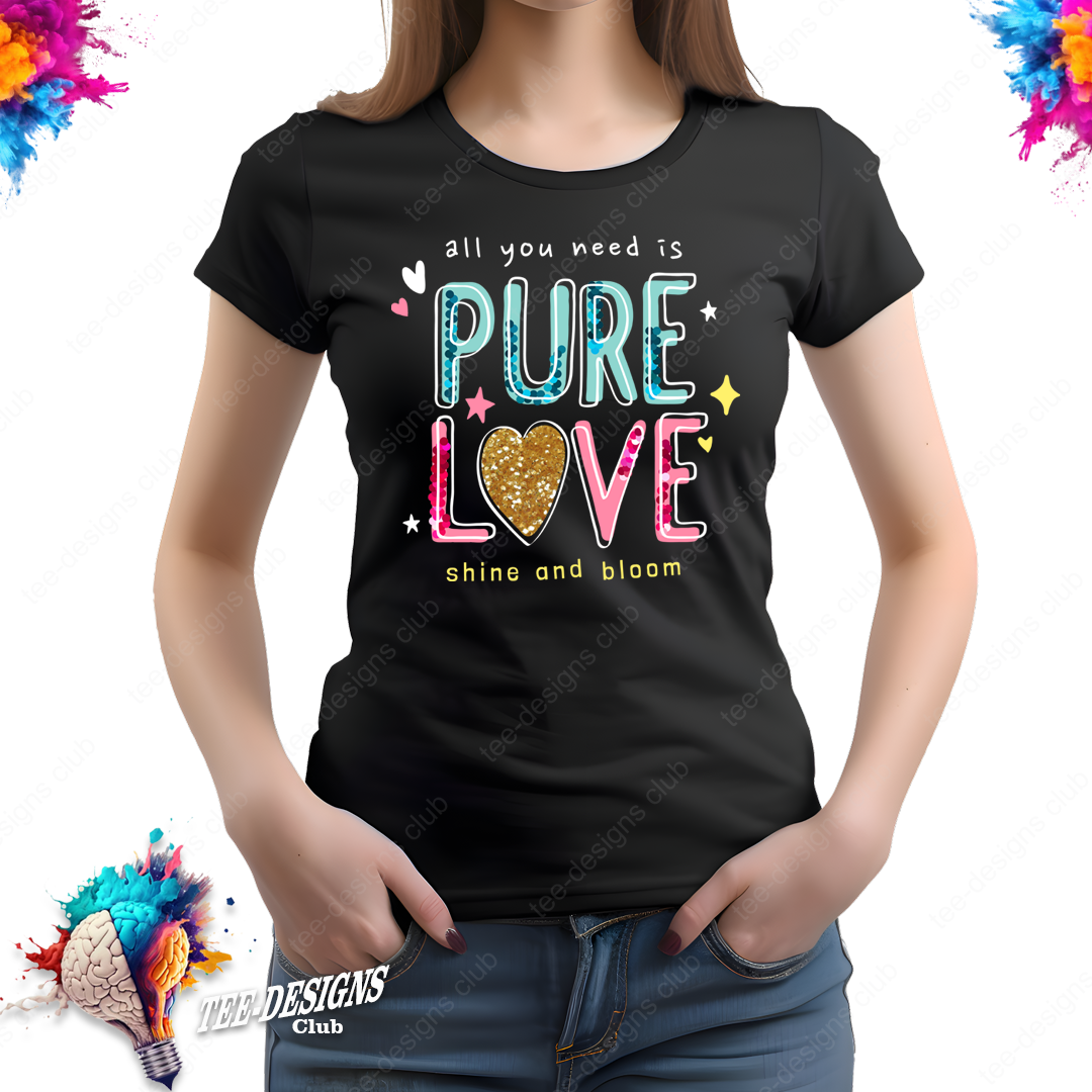 Pure love 00001 graphic design