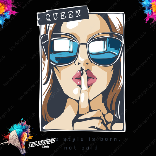 Queen style 00001 graphic design