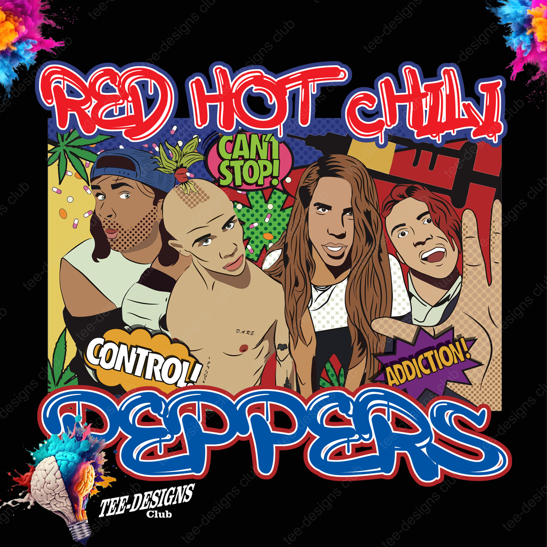 Red Hot Chili Peppers 00001 graphic design