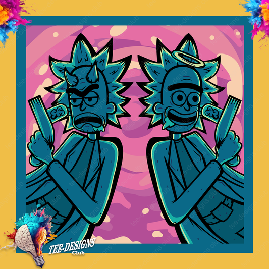 Ricky and Morty 00010 graphic design