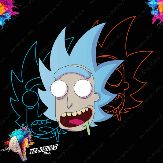 Ricky and Morty 00012 graphic design