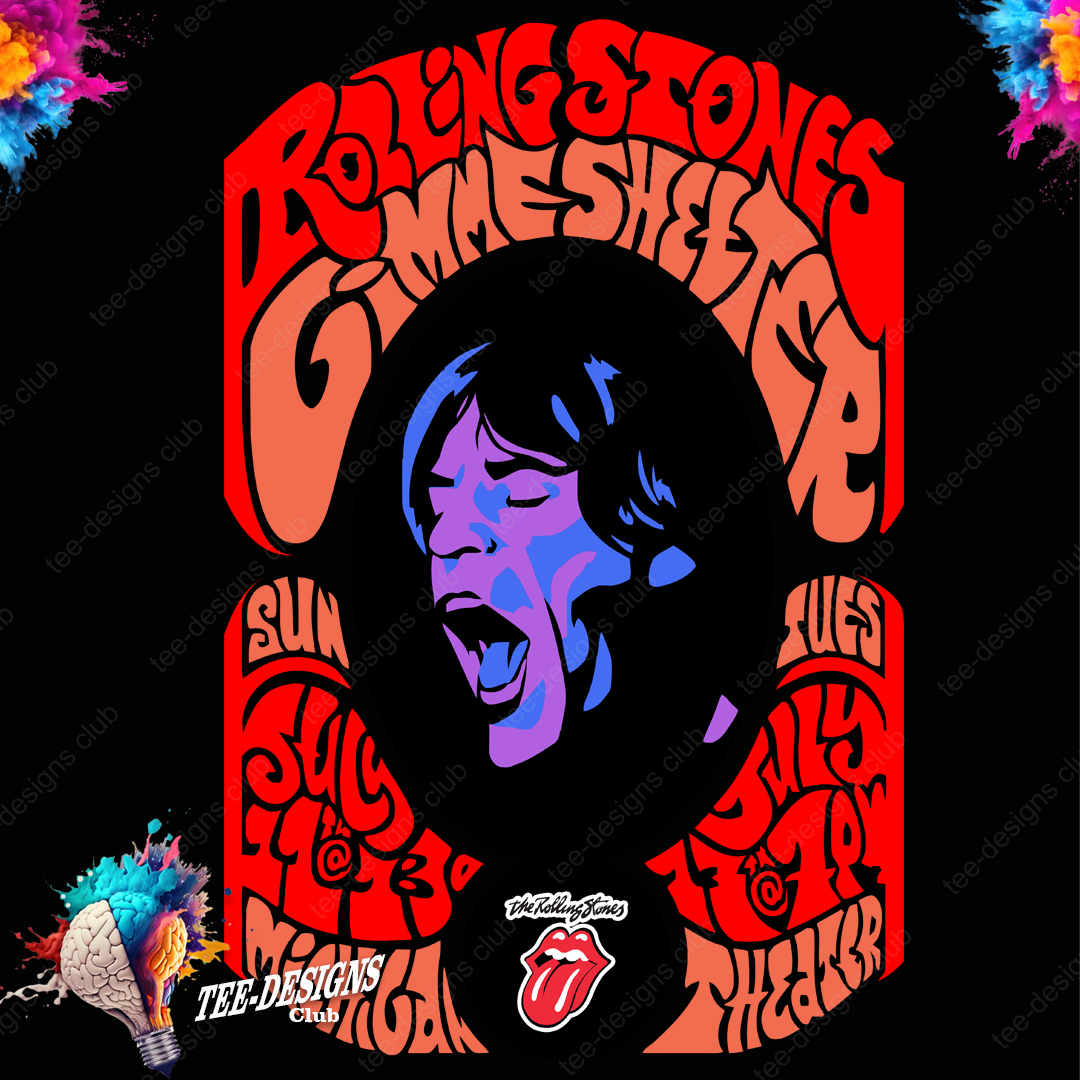 Rolling Stones 00002 graphic design