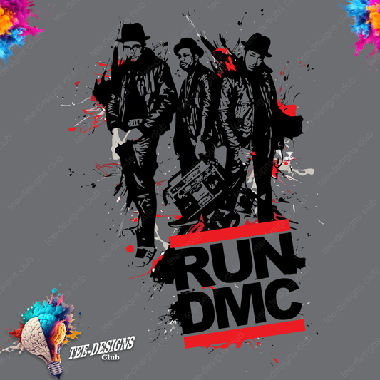 Run DMC 00002 graphic design