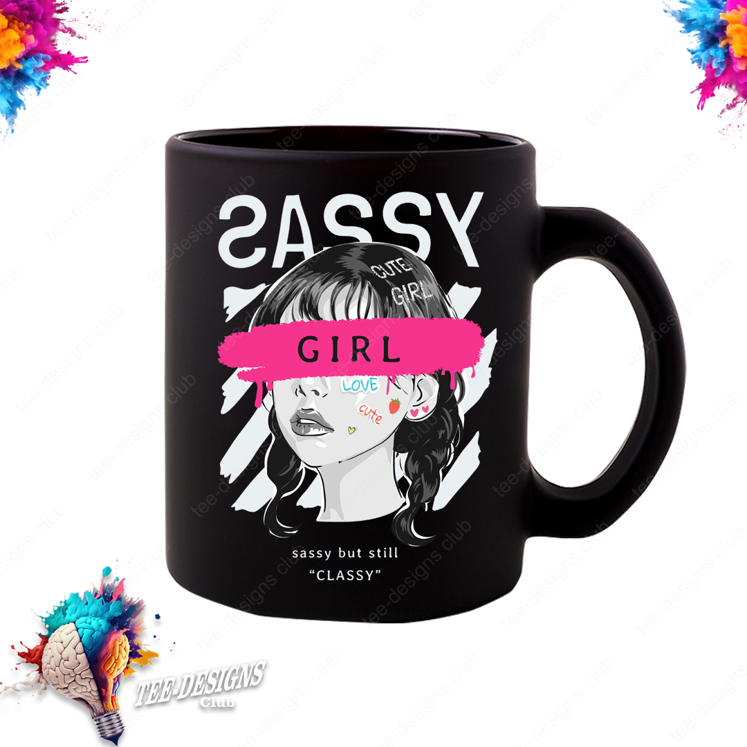 Sassy girl 00001 graphic design