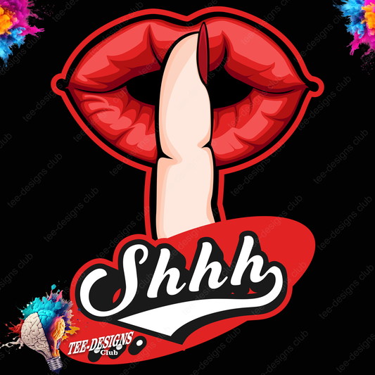 Shhh 00001 graphic design