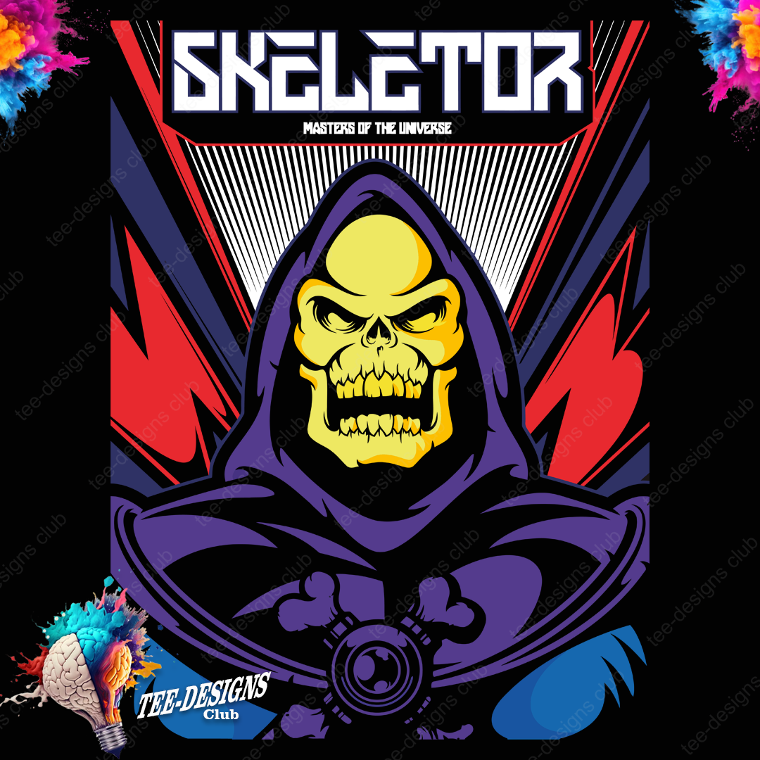 Skeletor 00001 graphic design