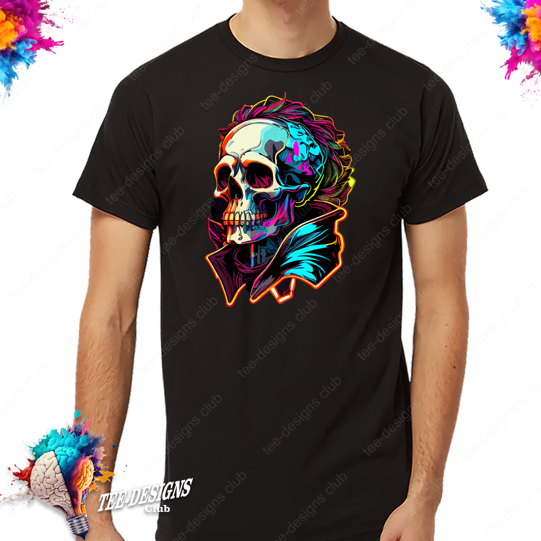 Skull 00001 graphic design