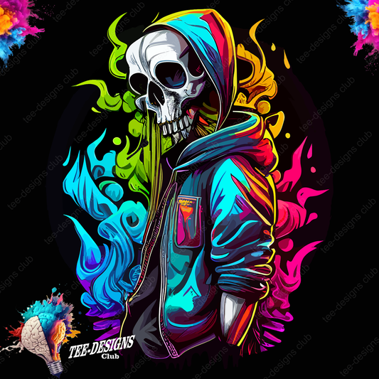 Skull 00002 graphic design