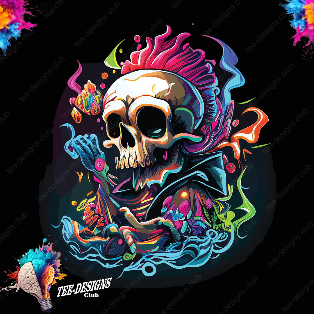 Skull 00009 graphic design