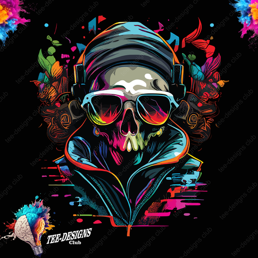 Skull 00027 graphic design