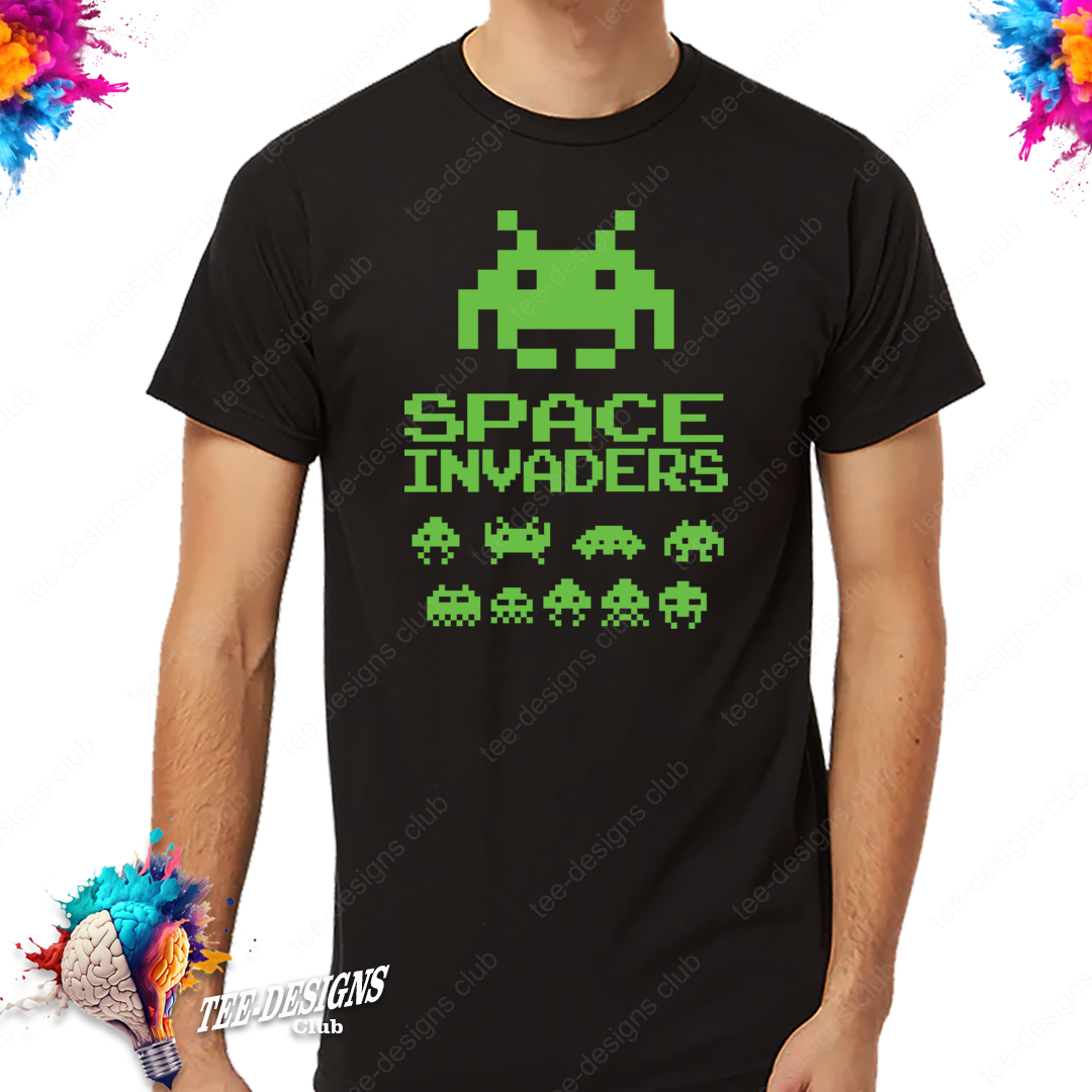 Space invaders 00001 graphic design