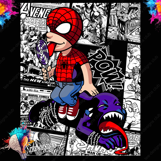 Spiderman 00069 graphic design