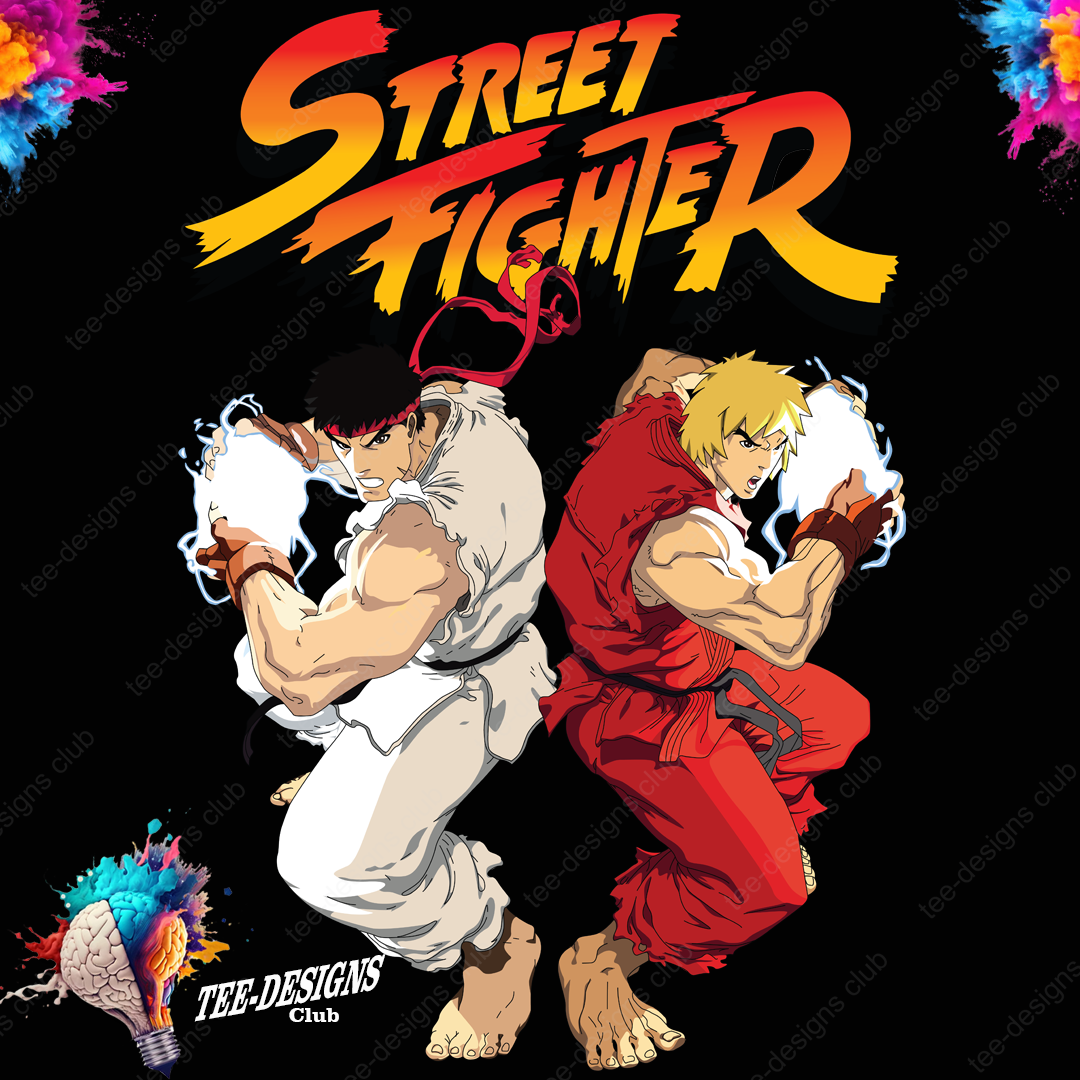 Street fighter 00001 graphic design