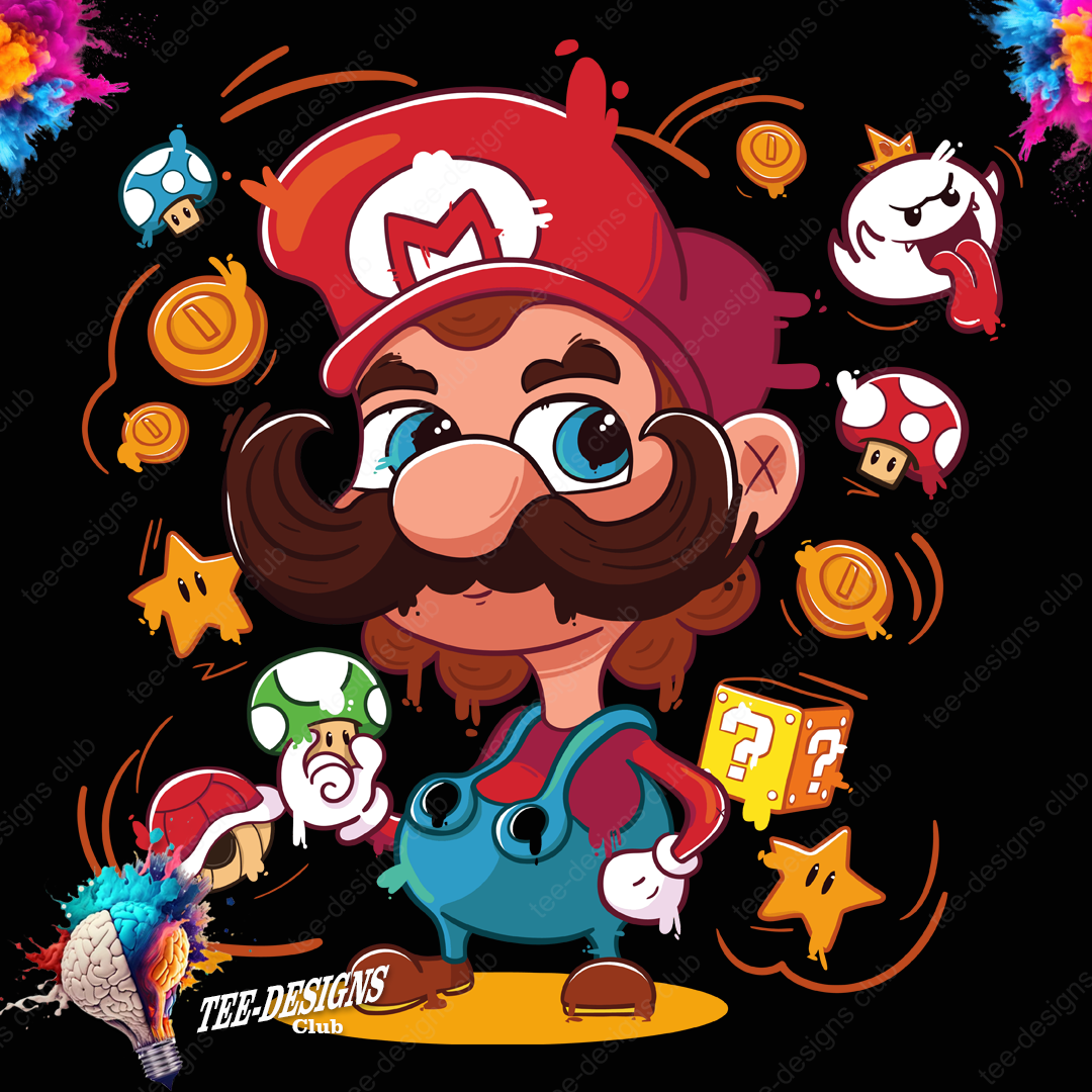 Super Mario 00019 graphic design