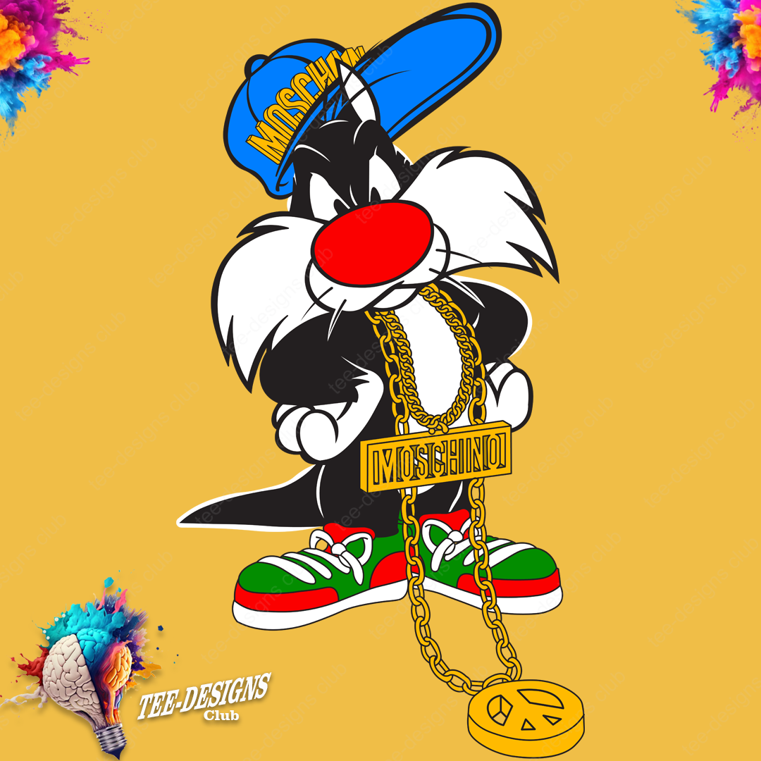 Sylvester and tweety 00003 graphic design