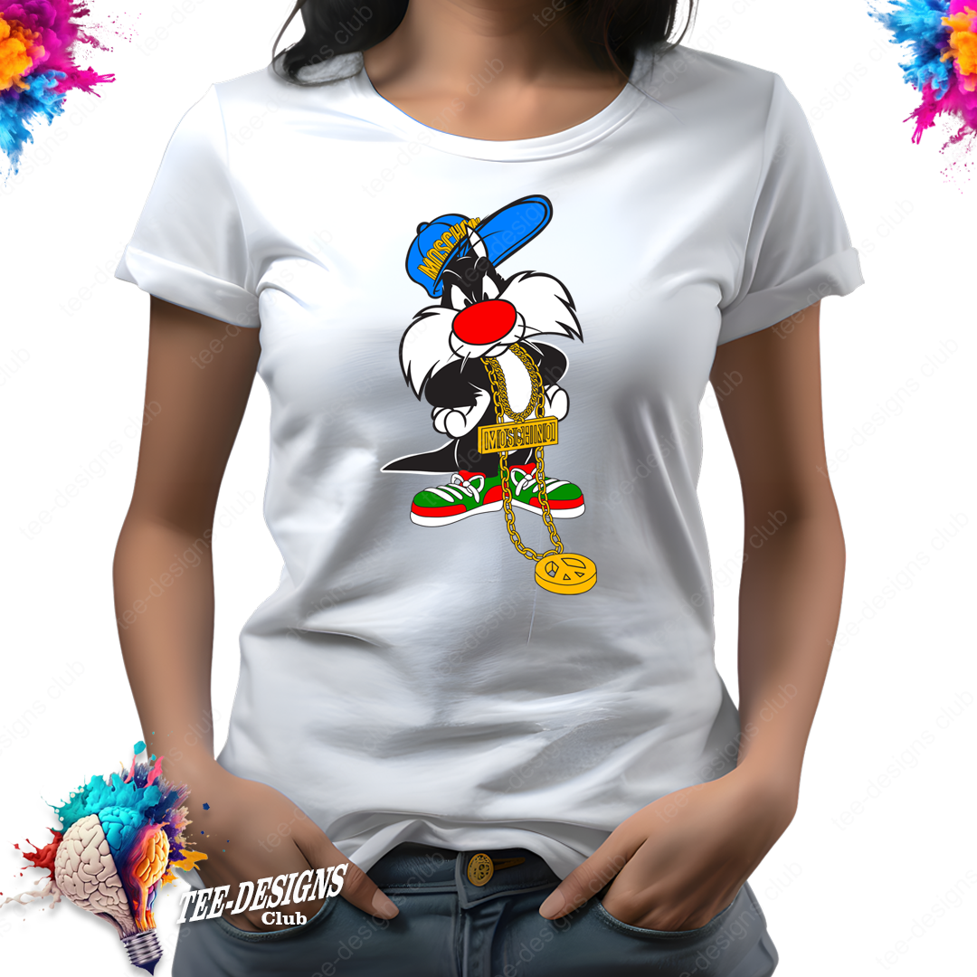 Sylvester and tweety 00003 graphic design