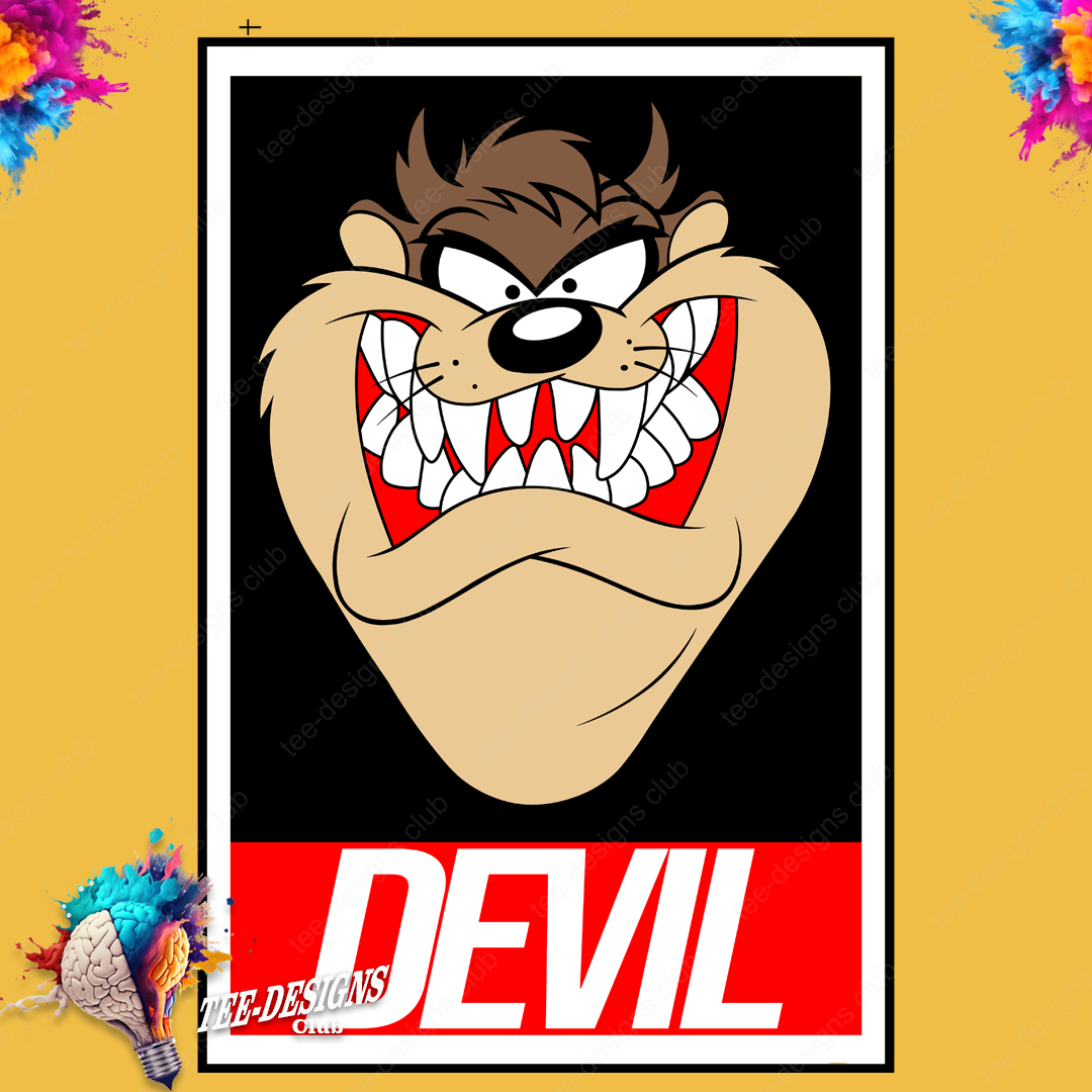 Tazmanian devil 00003 graphic design