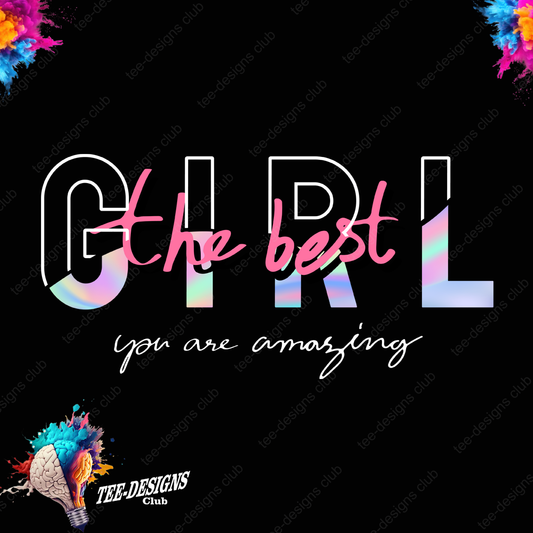 The best girl 00001 graphic design