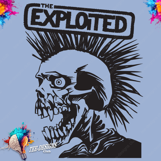 The Explited 00001 graphic design