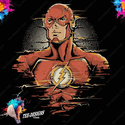 The Flash 00001 graphic design